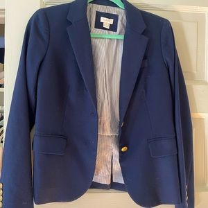 J Crew Navy wool blazer - size 2